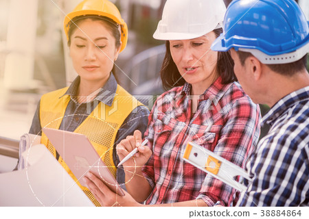 engineering teamwork in the meeting for successful 38884864