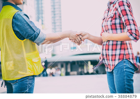 engineering teamwork and handshake for successful engineering teamwork and handshake for successful 38884879