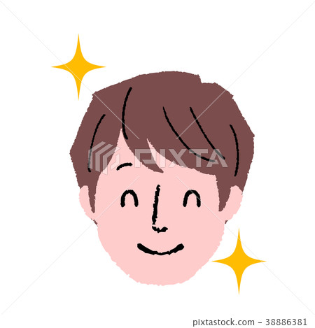 Young man face facial expression Young man face facial expression 38886381
