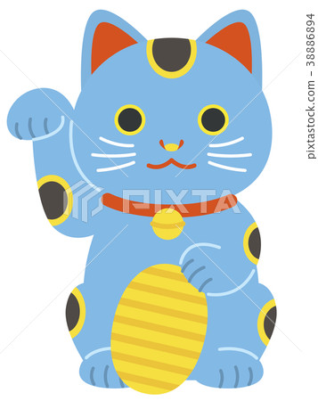 藍色招手貓 38886894