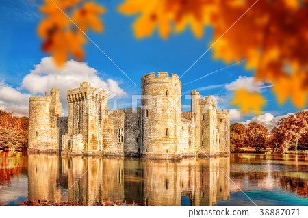 Historic Bodiam Castle in East Sussex, England 38887071