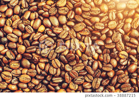 Roasted coffee beans Roasted coffee beans 38887215