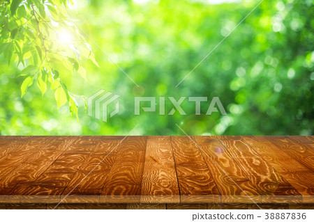 Wooden worktop surface with old natural pattern. Wooden worktop surface with old natural pattern. 38887836