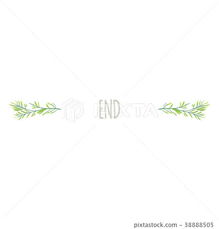 Vector cartoon abstract green plant pattern Vector cartoon abstract green plant pattern 38888505