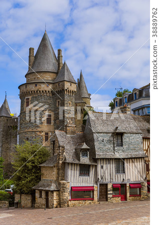 Castle of Vitre in Brittany - France Castle of Vitre in Brittany - France 38889762