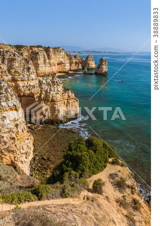 Beach near Lagos - Algarve Portugal 38889833