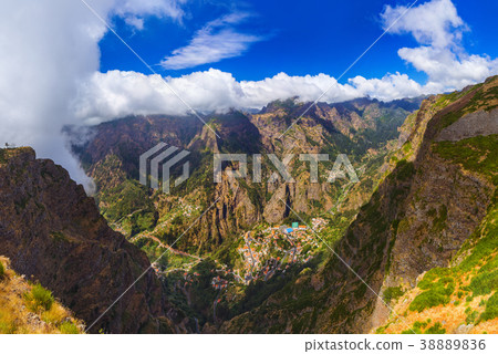Mountain village in Madeira Portugal 38889836