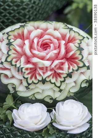 THAILAND BANGKOK THAI FOOD CARVING THAILAND BANGKOK THAI FOOD CARVING 38890138