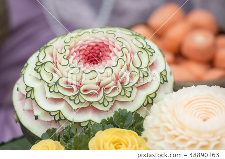THAILAND BANGKOK THAI FOOD CARVING 38890163