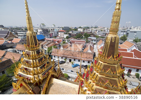 THAILAND BANGKOK WAT RATCHANATDARAM THAILAND BANGKOK WAT RATCHANATDARAM 38890516