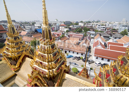 THAILAND BANGKOK WAT RATCHANATDARAM THAILAND BANGKOK WAT RATCHANATDARAM 38890517