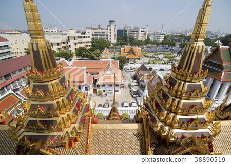 THAILAND BANGKOK WAT RATCHANATDARAM THAILAND BANGKOK WAT RATCHANATDARAM 38890519