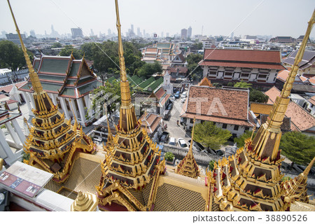 THAILAND BANGKOK WAT RATCHANATDARAM THAILAND BANGKOK WAT RATCHANATDARAM 38890526