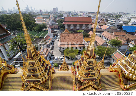 THAILAND BANGKOK WAT RATCHANATDARAM THAILAND BANGKOK WAT RATCHANATDARAM 38890527