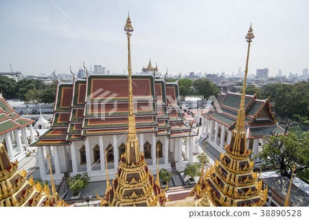 THAILAND BANGKOK WAT RATCHANATDARAM THAILAND BANGKOK WAT RATCHANATDARAM 38890528