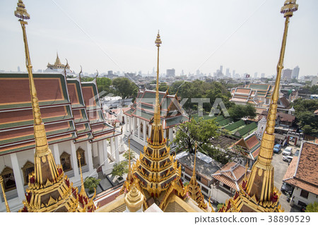THAILAND BANGKOK WAT RATCHANATDARAM THAILAND BANGKOK WAT RATCHANATDARAM 38890529