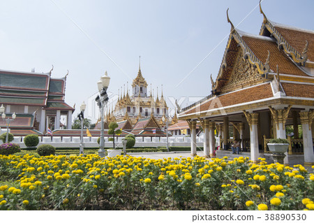 THAILAND BANGKOK WAT RATCHANATDARAM THAILAND BANGKOK WAT RATCHANATDARAM 38890530