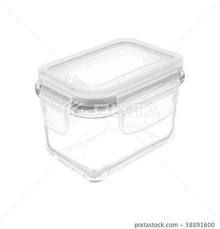 Plastic food box isolated Plastic food box isolated 38891600