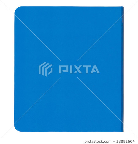 isolated blue notebook on white isolated blue notebook on white 38891604
