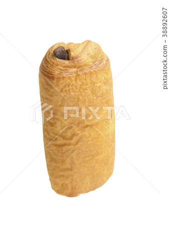 Sweet bread bun isolated on white background 38892607