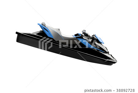 jet boat isolated on white jet boat isolated on white 38892728
