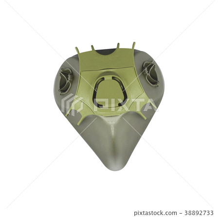 Respirator isolated on white background Respirator isolated on white background 38892733