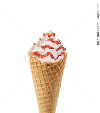 soft serve ice cream isolated soft serve ice cream isolated 38892956