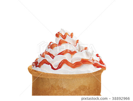 Ice Cream on white background 38892966