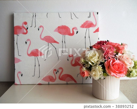 織物面板火烈鳥 織物面板火烈鳥 38893252