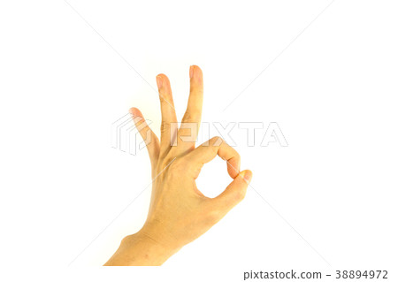Woman hand Isolated Woman hand Isolated 38894972