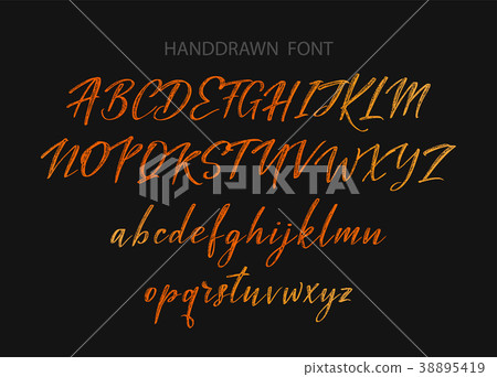 Typography alphabet for your designs logo 38895419