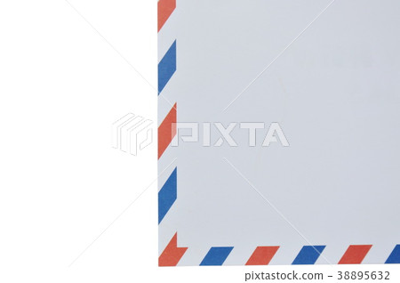 envelope with red and blue on border envelope with red and blue on border 38895632