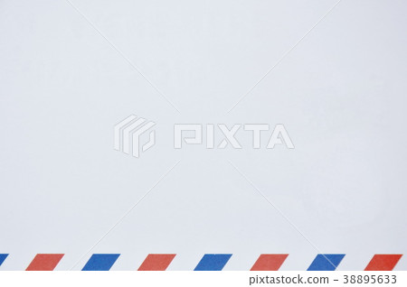 envelope with red and blue on border  38895633