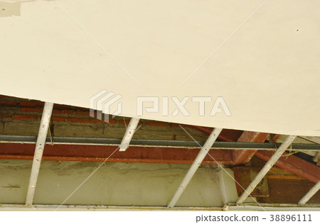 broken and damage home ceiling falling down  38896111