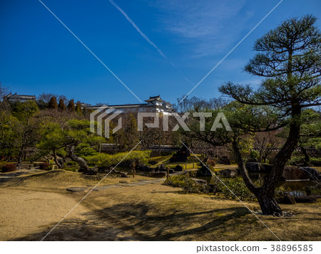 A beautiful garden in Japan Himeji Castle West Imperial Palace ruin garden Kokoen Himeji Park Himeji Park Japanese garden in Himeji Castle 38896585