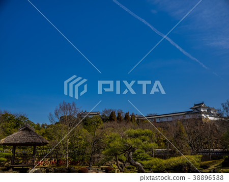 A beautiful garden in Japan Himeji Castle West Imperial Palace ruin garden Kokoen Himeji Park Himeji Park Japanese garden in Himeji Castle 38896588