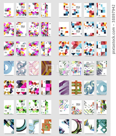 Collection of business annual report brochure Collection of business annual report brochure 38897942
