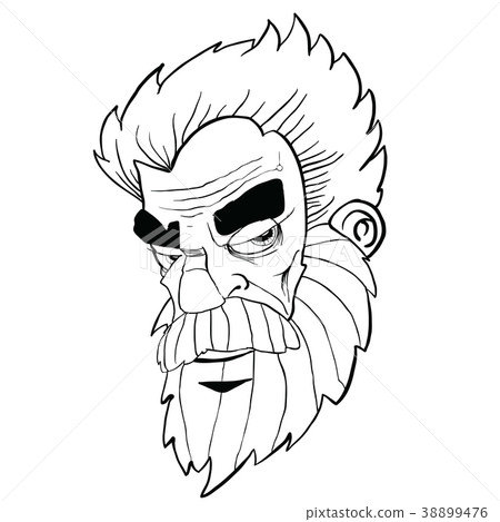bearded man black bearded man black 38899476