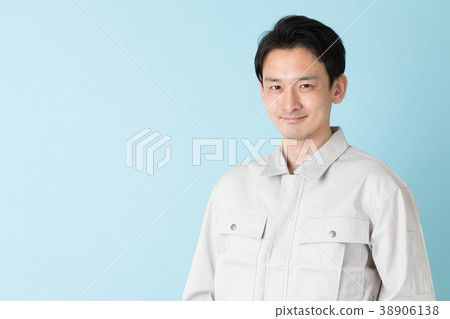 Field worker Blue back image 38906138