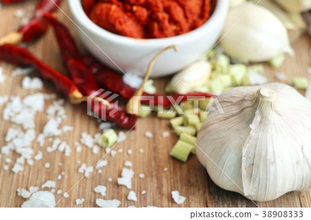 chili curry and ingredients 38908333