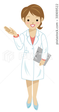 白大衣女人信息右手 白大衣女人信息右手 38909522