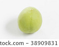 Kishu Minamitakaume plum simple white background easy to use 38909831