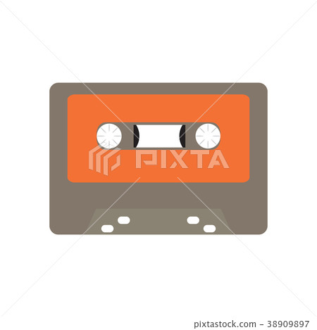 Retro cassette icon 38909897