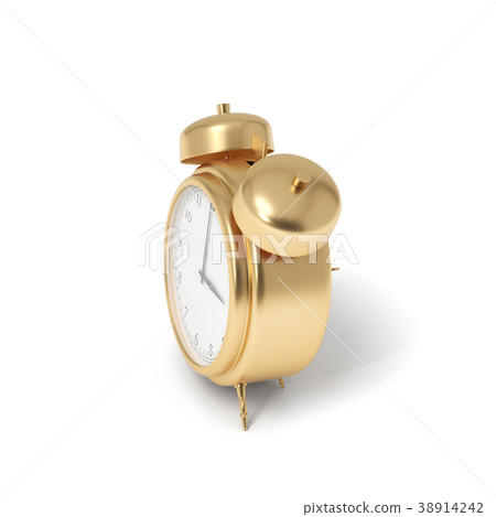 3d rendering of a retro alarm clock covered in 3d rendering of a retro alarm clock covered in 38914242