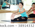 Young asian women practicing yoga 38914332