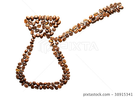 Coffee turka made from roasted coffee beans Coffee turka made from roasted coffee beans 38915341