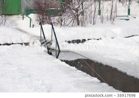 Ice-hole for swimming Ice-hole for swimming 38917696