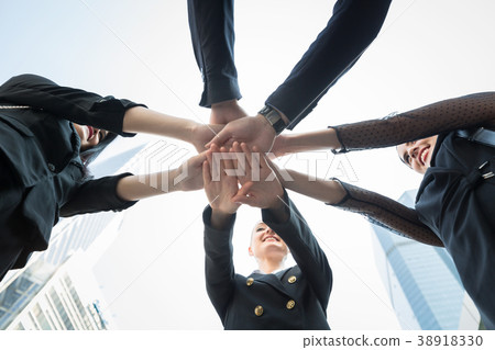 Business teamwork hands concept 38918330