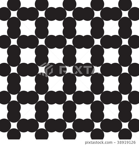 Universal repeating abstract shape in black and Universal repeating abstract shape in black and 38919126