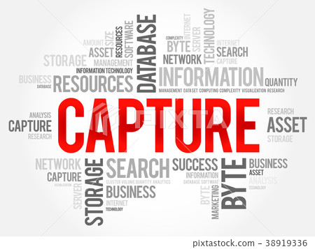 Capture word cloud collage - Stock Illustration [38919336] - PIXTA